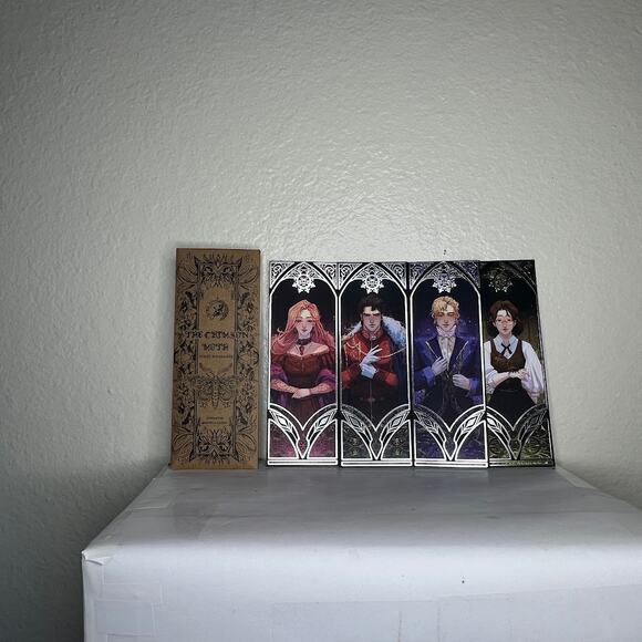 FairyLoot The Crimson Moth by Kristen Ciccarelli Foiled Bookmarks - April 2025 - Picture 10 of 10